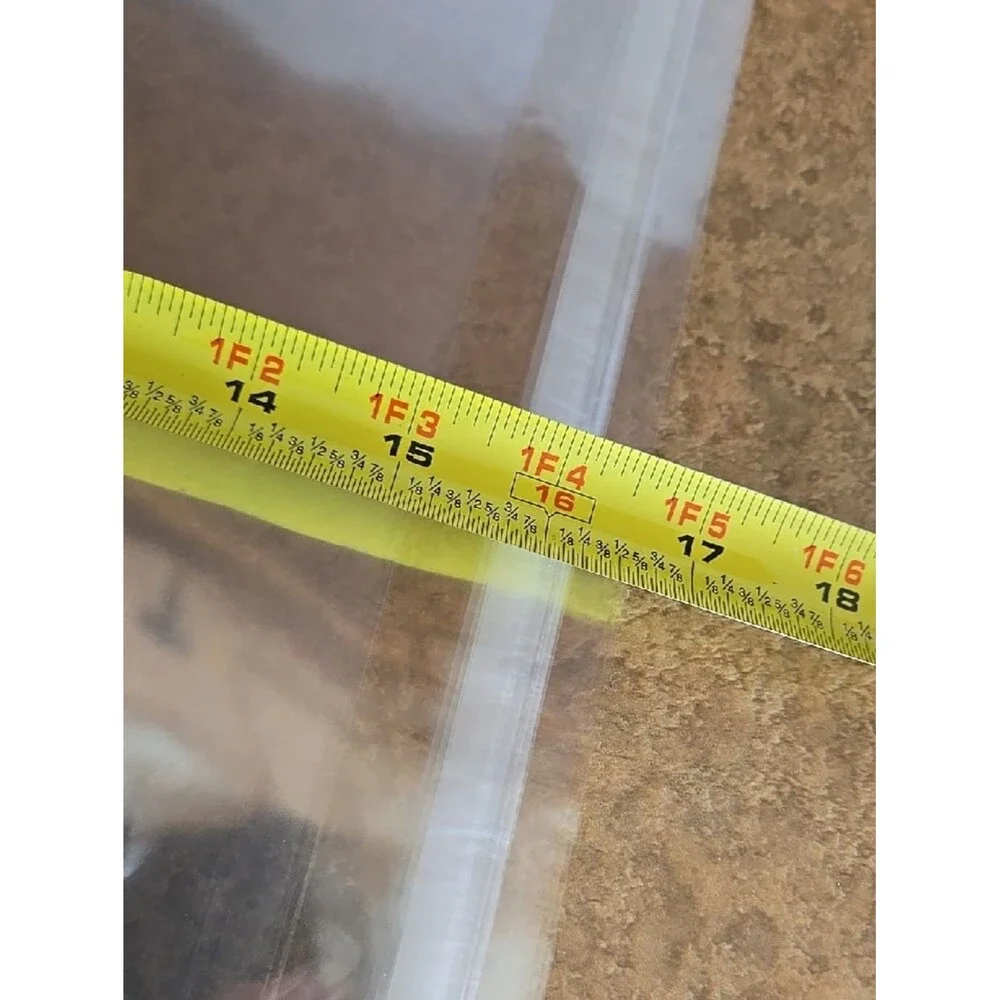 Plastic Clear 11 X 15 Resealabe Mailer Office Bags Pack 10 Bigger Size Unisex